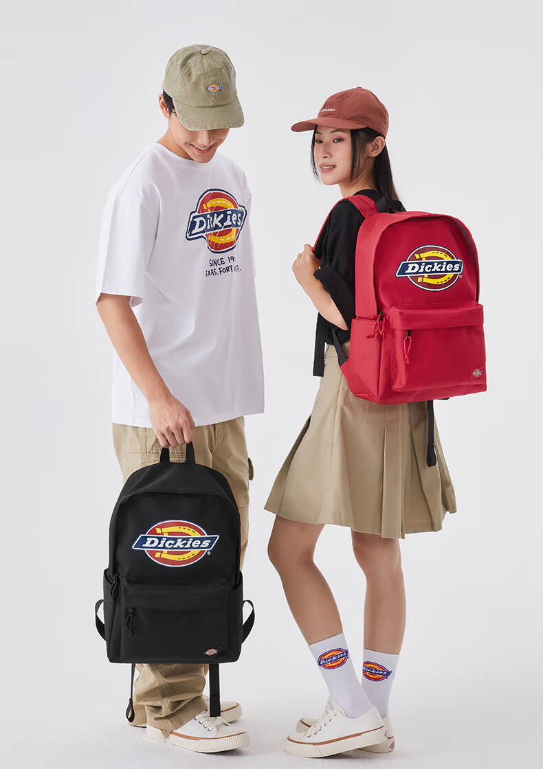 Dickies Women's Backpack Large Capacity School Bag for High School Students Multi-Compartment Casual Travel Laptop Bag 16