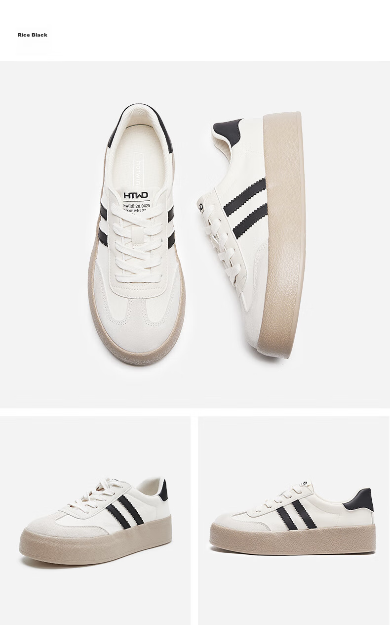 Hotwind Mall Same Style Dexun Shoes Sneakers for Women, Retro Classic Design, Fashionable Versatile 26