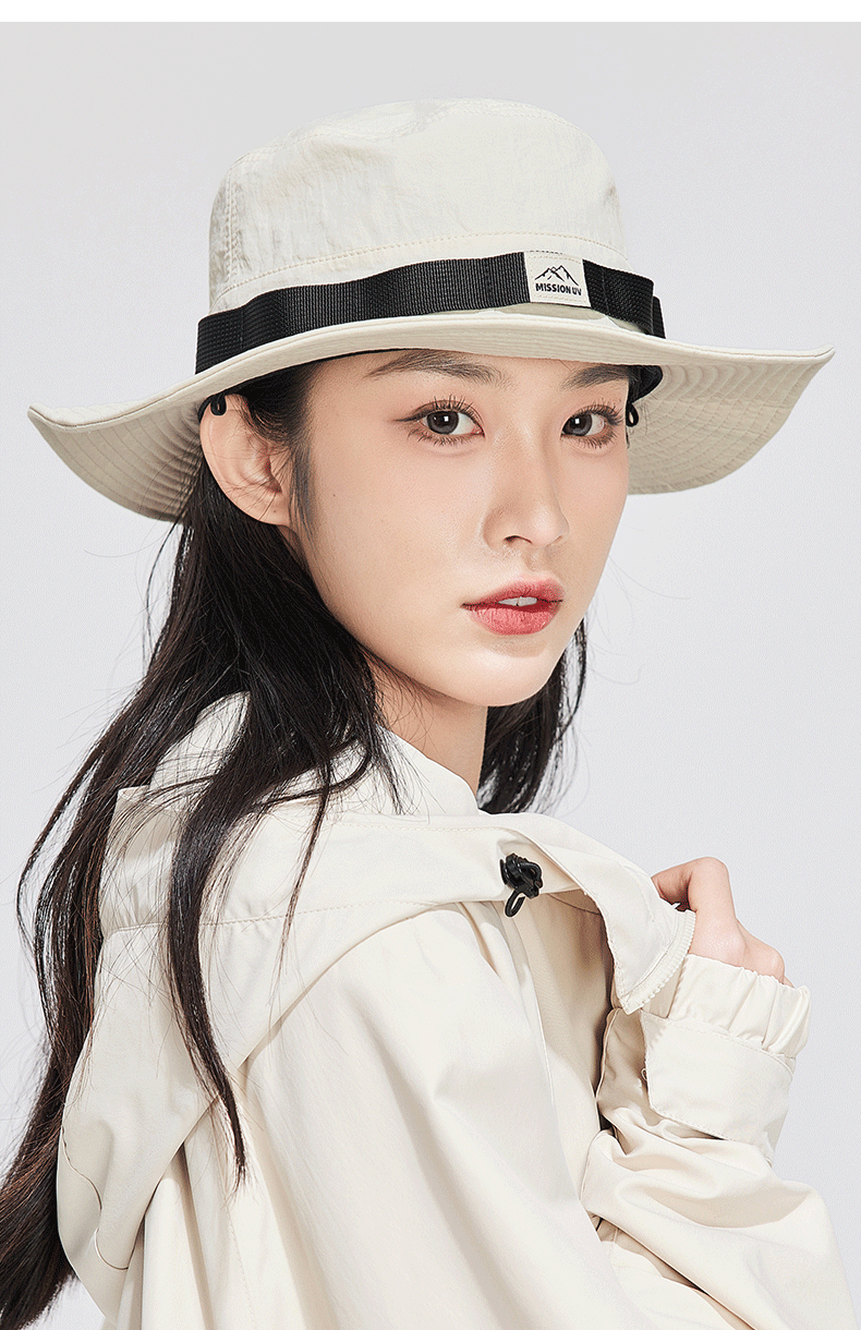 MISSION UV Sun Protection Hat for Women, Sun Visor, Sun Hat, Fisherman Hat, Cooling Hat, Summer Outdoor Face-Covering UV Protection Hat for Wome 6