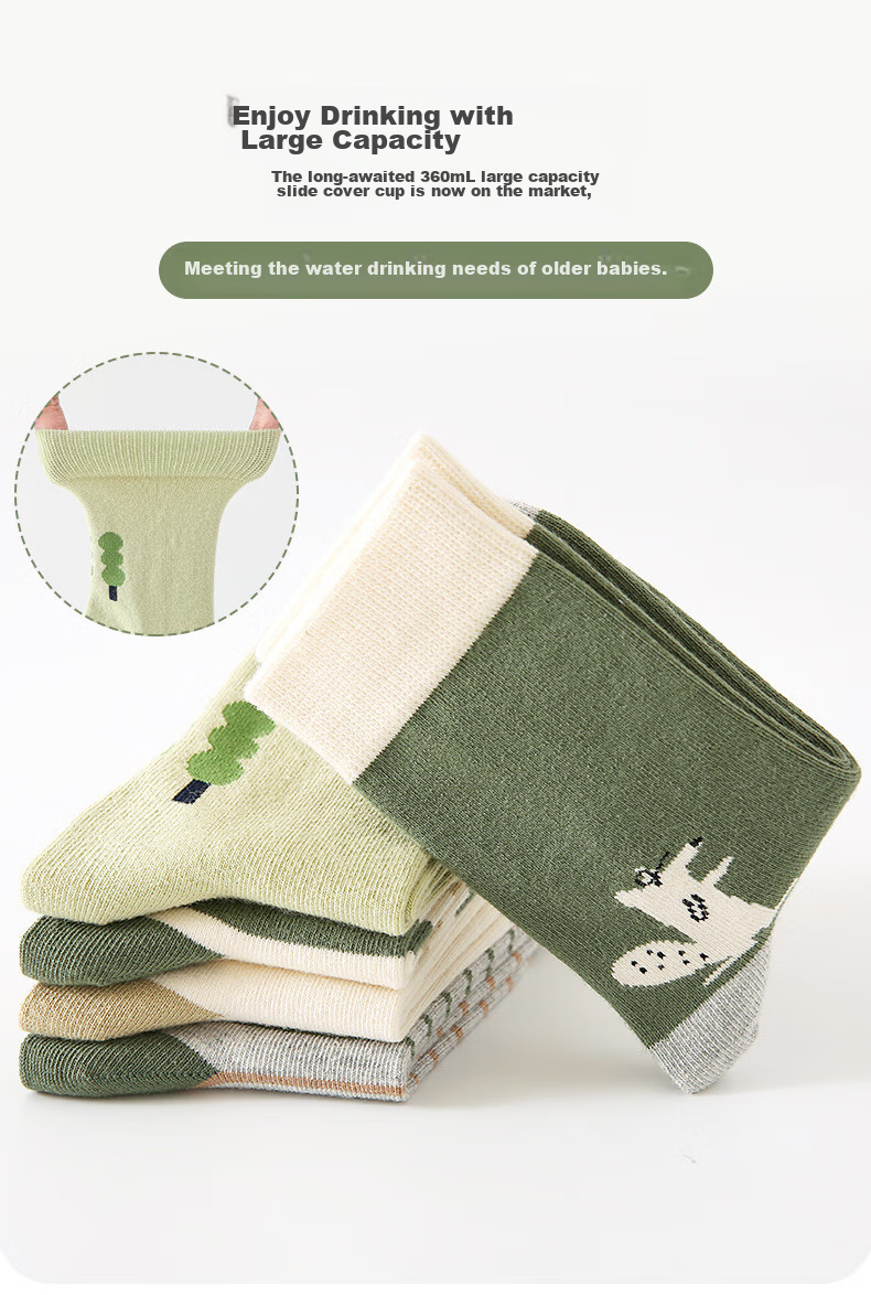 LIUZHISHU Boys' High Tube Socks, Baby Autumn And Winter Combed Cotton Socks, Mid-Calf And Long Tube Thick Socks for Boys And Childre 7