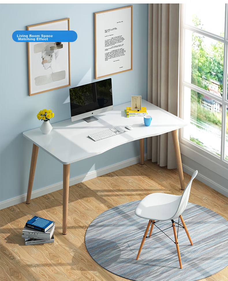 XIAOJIANGCAI Computer Desk, Desktop Laptop Simple Study Table, Home Office Workstation, Writing Desk for Bedroom And Study Room 14