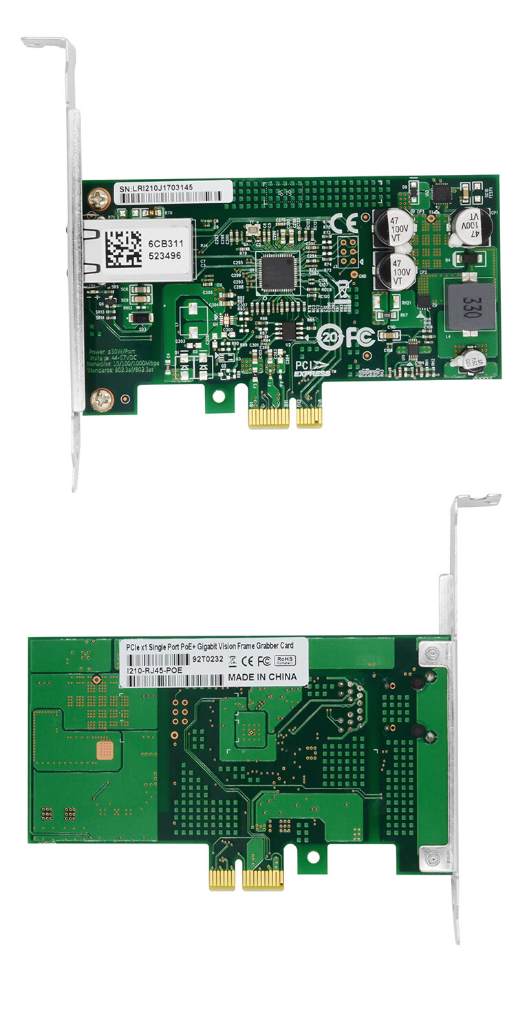 EB-LINK PCIE X4 10G Single-Port Server Network Card with AQC107 Chip, 10G Ethernet Port for E-Sports Gaming, Supports 10G/5G/2.5G/1G Speeds, Adaptive 6