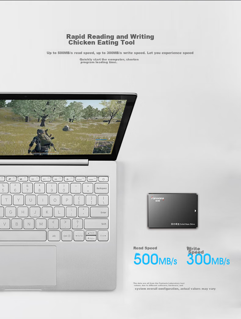 FANXIANG 256GB SSD Solid State Drive, SATA3.0 Interface, High-Speed Low-Power Consumption, Computer Upgrade Core Stable Component, FP325T 2