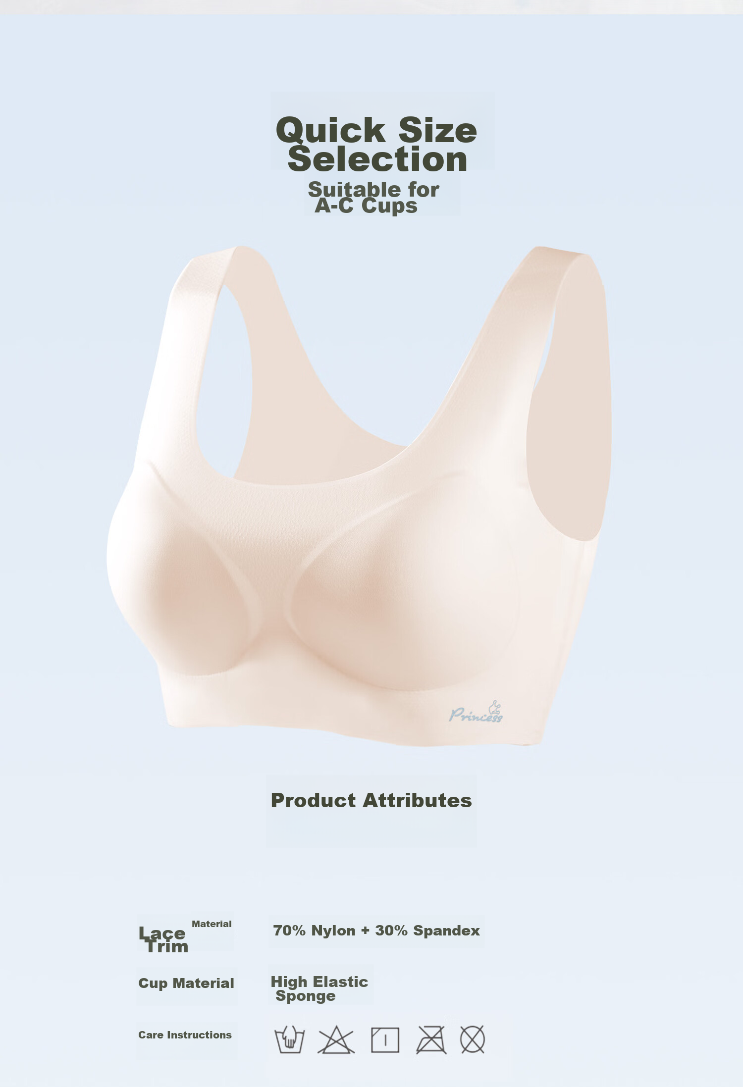 Ailier&ouluola Girls' Underwear for Middle And High School Students, Ages 15-16 Three-Stage Development Period Bra 6236A80B 2