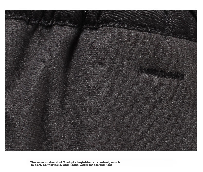 Jeep Men's Outdoor Windproof And Waterproof Hiking Pants, Fleece-Lined, Thickened, Durable Trekking And Mountaineering Trousers for Me 21