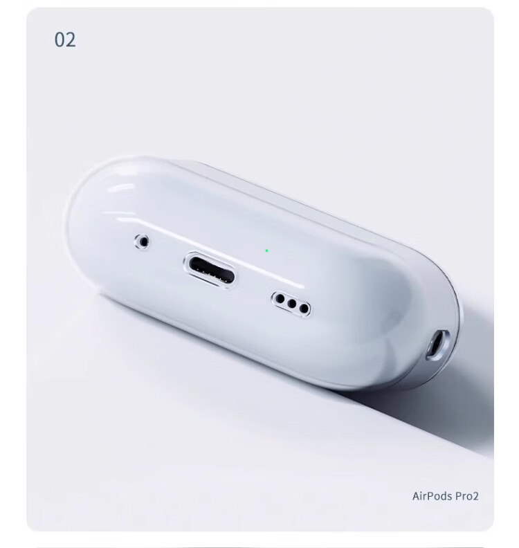 HotFire AirPods Pro 3rd Generation Protective Case Silicone Transparent Full-Cover Shockproof Dustproof Soft Cover for Apple Bluetooth Earphones 18