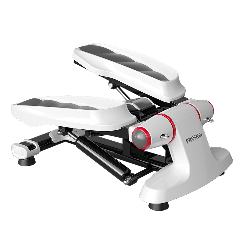 PROIRON Puli'ai Treadmill, Home Stepper Machine, Foot Pedal Exercise Bike, Hydraulic Small Climbing Machine, Foot-Pedal Fitness Equipment, White