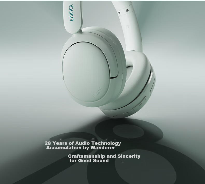 EDIFIER W800BT Free Over-Ear Bluetooth Headphones, 40H Ultra-Long Battery Life, Compatible with Phones And Computers, Suitable for Apple, Huawei, Xiaomi, Light Green, Graduation Gift 4