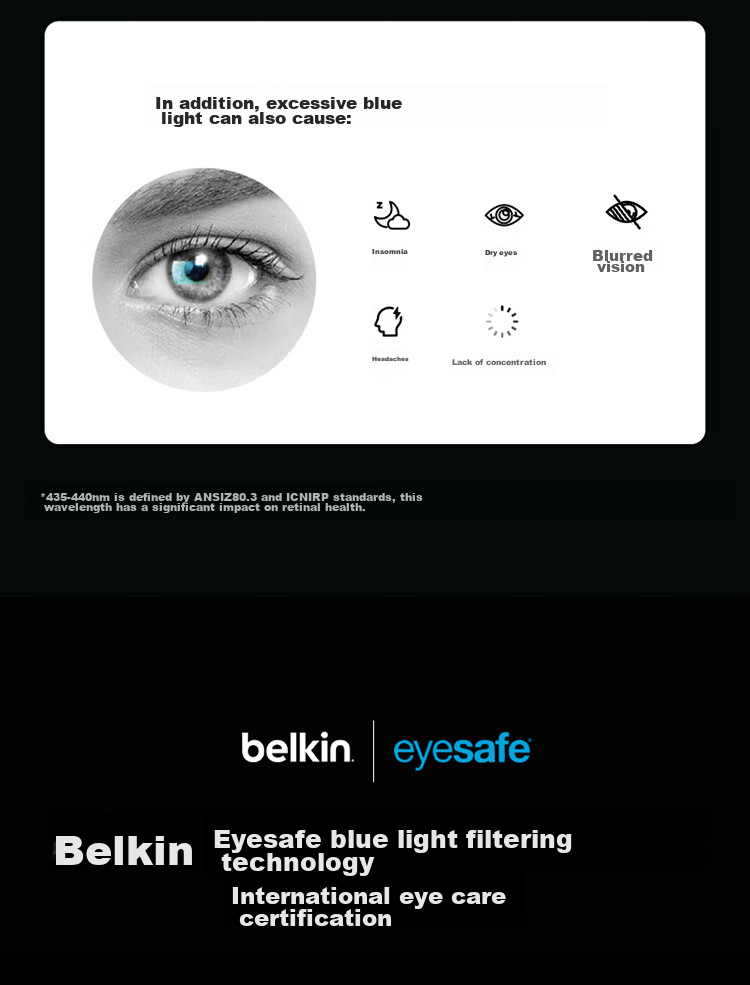 BELKIN IPhone 16 Tempered Glass Screen Protector, Anti-Blue Light IPhone 16 Screen Film, Anti-Drop Phone Film for Apple 16, Antibacterial Base Material OVA161 11