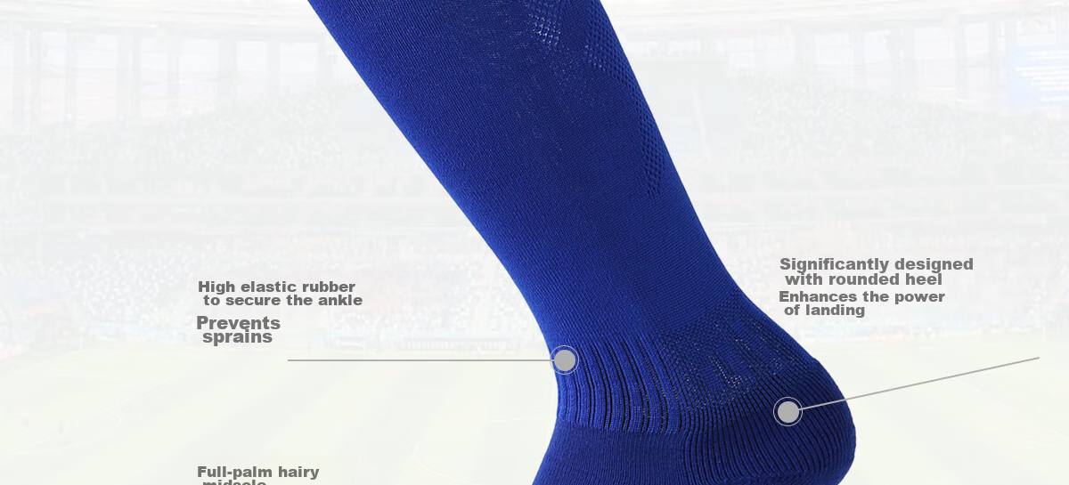 CASPIAN WOLF Soccer Socks, Long Over-Knee Socks for Men And Women, Non-Slip Children's Soccer Socks, Training Socks 9