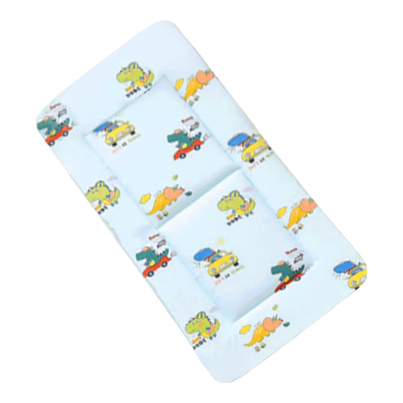 9I9 Baby Mattress Pad, Kindergarten Mattress, Reversible, for School Dormitory, Children's Mattress, A119 Dinosaur Pattern, 135*60 Cm