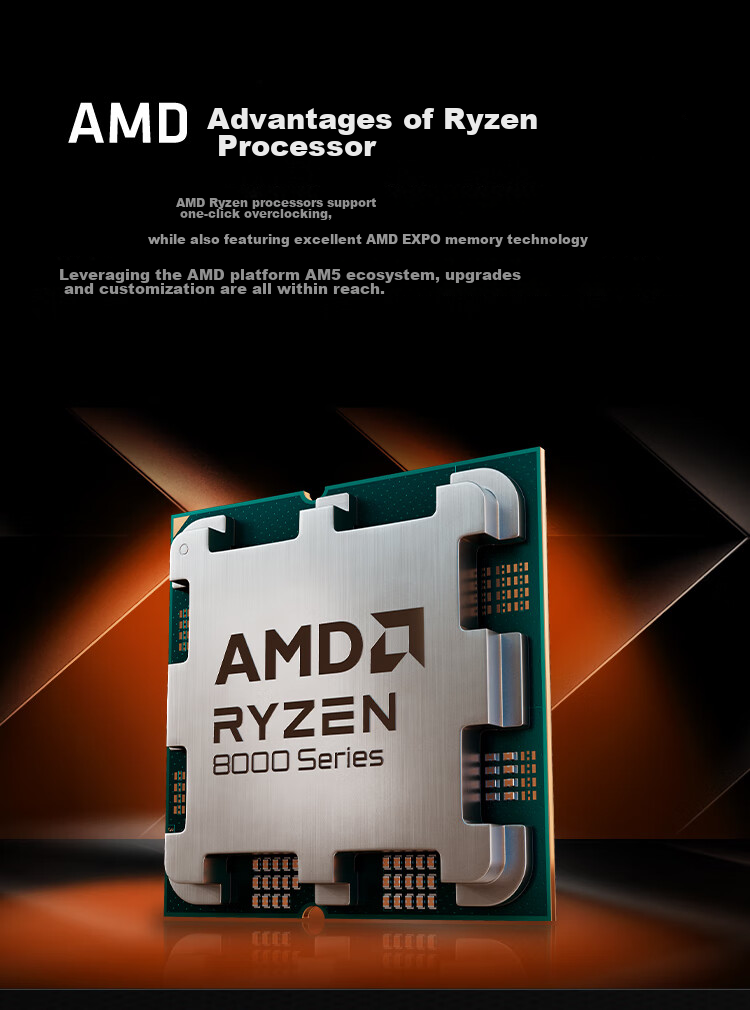 AMD Ryzen 5 8500G Processor (R5), 6 Cores 12 Threads, with Radeon Graphics Integrated, Boxed CPU for Gaming And Valorant/Parallels/CSGO 7