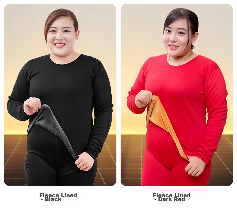 Hengyuanxiang [Plus Size Autumn Underwear] Men's 100% Pure Cotton Thin Antibacterial Plus-Size Thermal Underwear Set for Spring And Fall Seasons 21