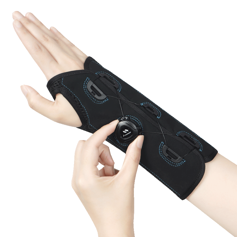 NAILEKESI N Medical Rotary Knob Wrist Brace Joint Fixation Support for Sprains, Wrist Strain Pain, Radius Fracture, Tendonitis Protection for Left Hand