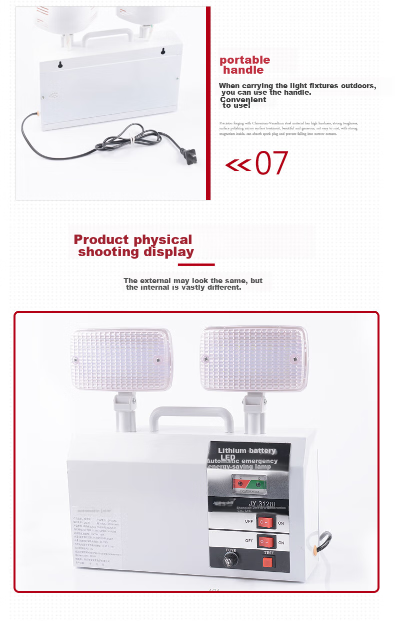 Jujingyang Emergency Lighting, Fire Evacuation Route, Commercial And Residential Use, Power Outage Safety Exit, Rechargeable Long Battery Life 12
