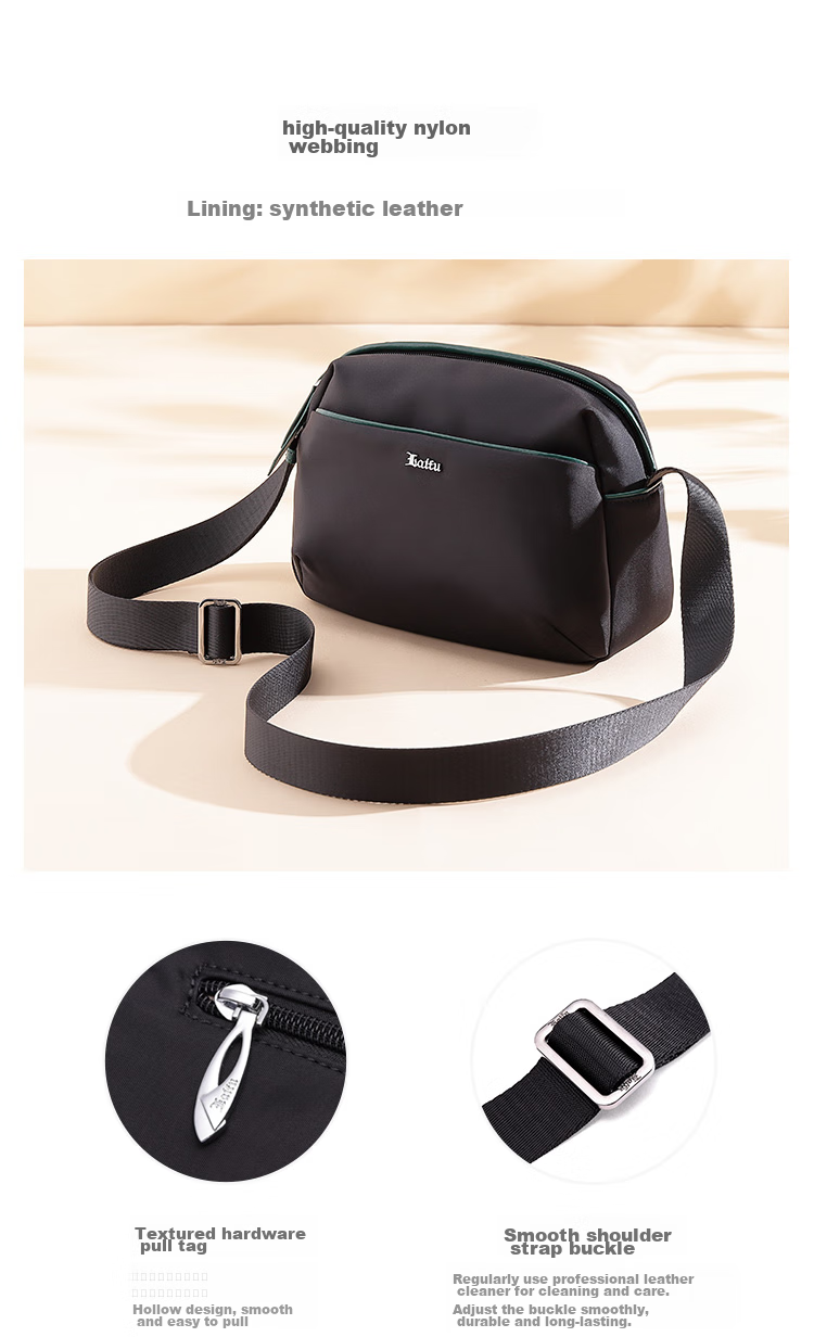 Laifu Women's Handbag, Fashionable Canvas Bag, Simple Casual Shoulder Bag, Oxford Cloth Crossbody Small Bag, Birthday Gift 6