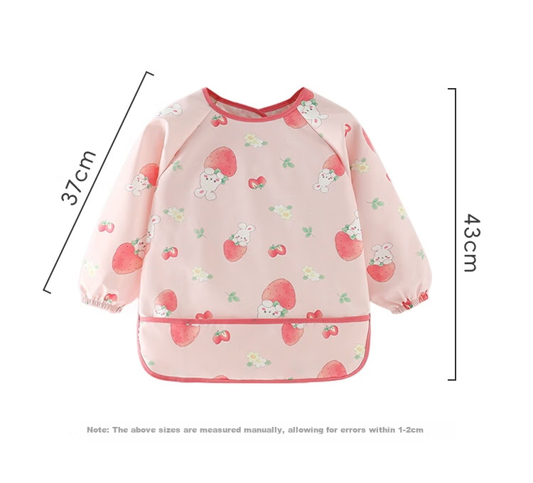 DOCTOR MA Children's Apron, Spring And Autumn Baby Eating Cover, Infant Food Feeding Bib, Reverse Apron, for Ages 2-4, Panda Design, Size 100 13