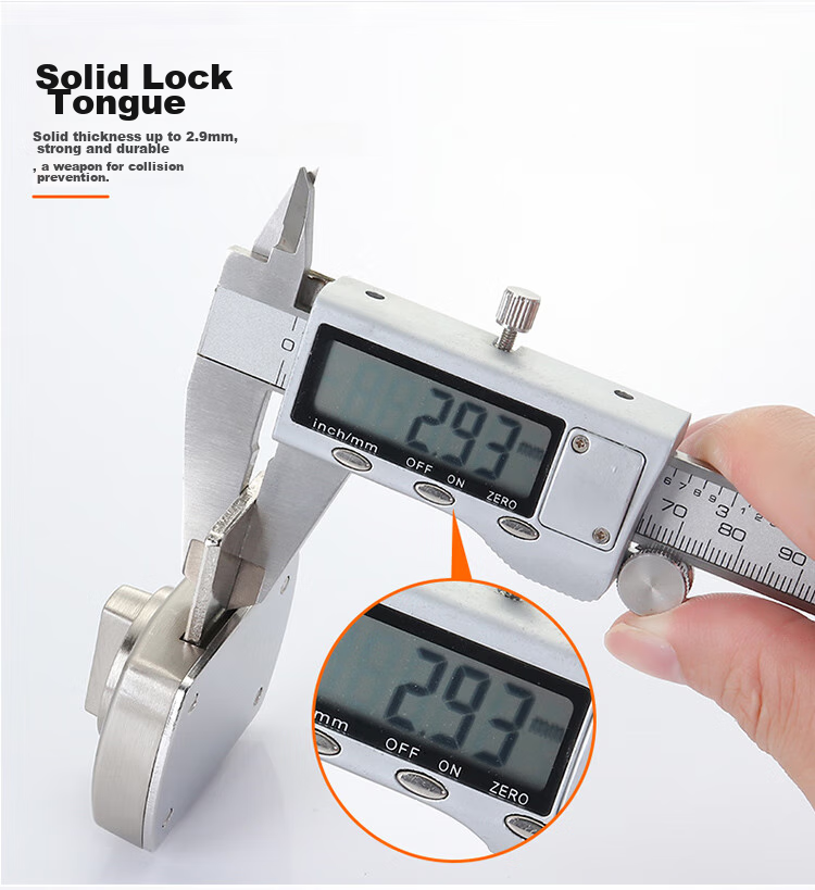 Aoben Combination Padlock, Zinc Alloy Four-Digit Lock, Waterproof Locker for Dormitory, Gym, Storage Cabinet, Luggage Lock 1028 Gray 5