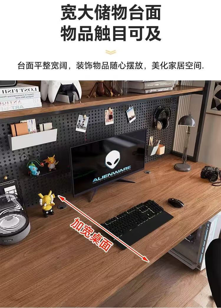 Gupujia Computer Desk, Simple Desktop for Home Use, Long Table for Bedroom, Student Writing And Study Desk, Gaming Desk, Office Desk 2