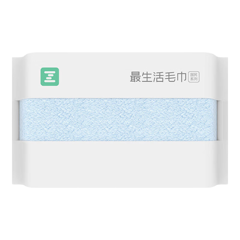 A-Life Xinjiang Long-Staple Cotton Face Towel, 1 Pack, Pure Cotton Household Absorbent Towel, Soft Face Wiping Cloth, Blue
