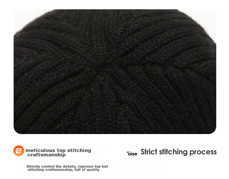 GLO-STORY Winter Knitted Hat for Men And Women with Fleece Lining, Warm Neck Gaiter, Thickened Wool Hat with Ear Protection, Cold-Proof Gray Cap 12