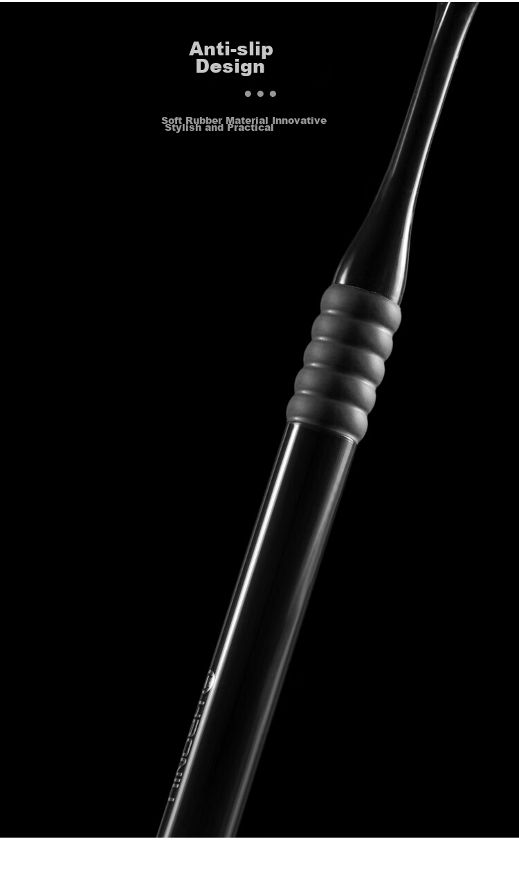 HAONIU Black And White Soft Bristle Toothbrush, Adult Toothbrush, Pack of 4 5