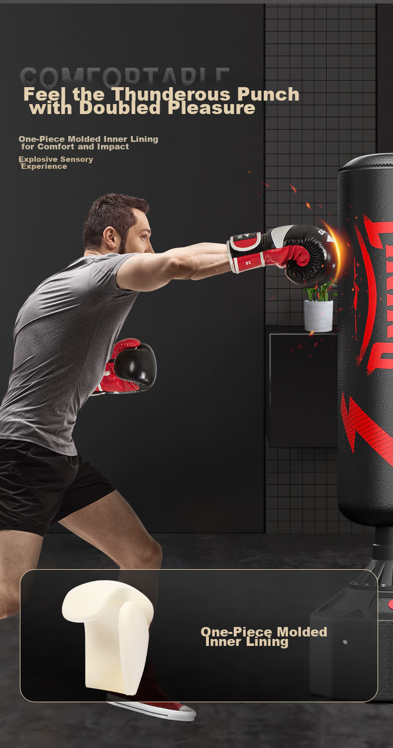 Li-Ning Boxing Gloves, Adult Sanda And Free Fighting Gloves, Punching Bag Gloves for Men And Women, Combat Competition Training Gloves 3