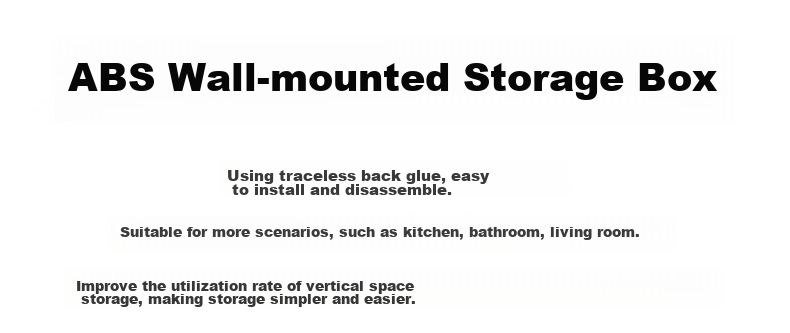 MUJI ABS Wall-Mounted Storage, Slipper And Towel Rack, Large White, Length 45 × Width 5.8 × Height 5cm 2
