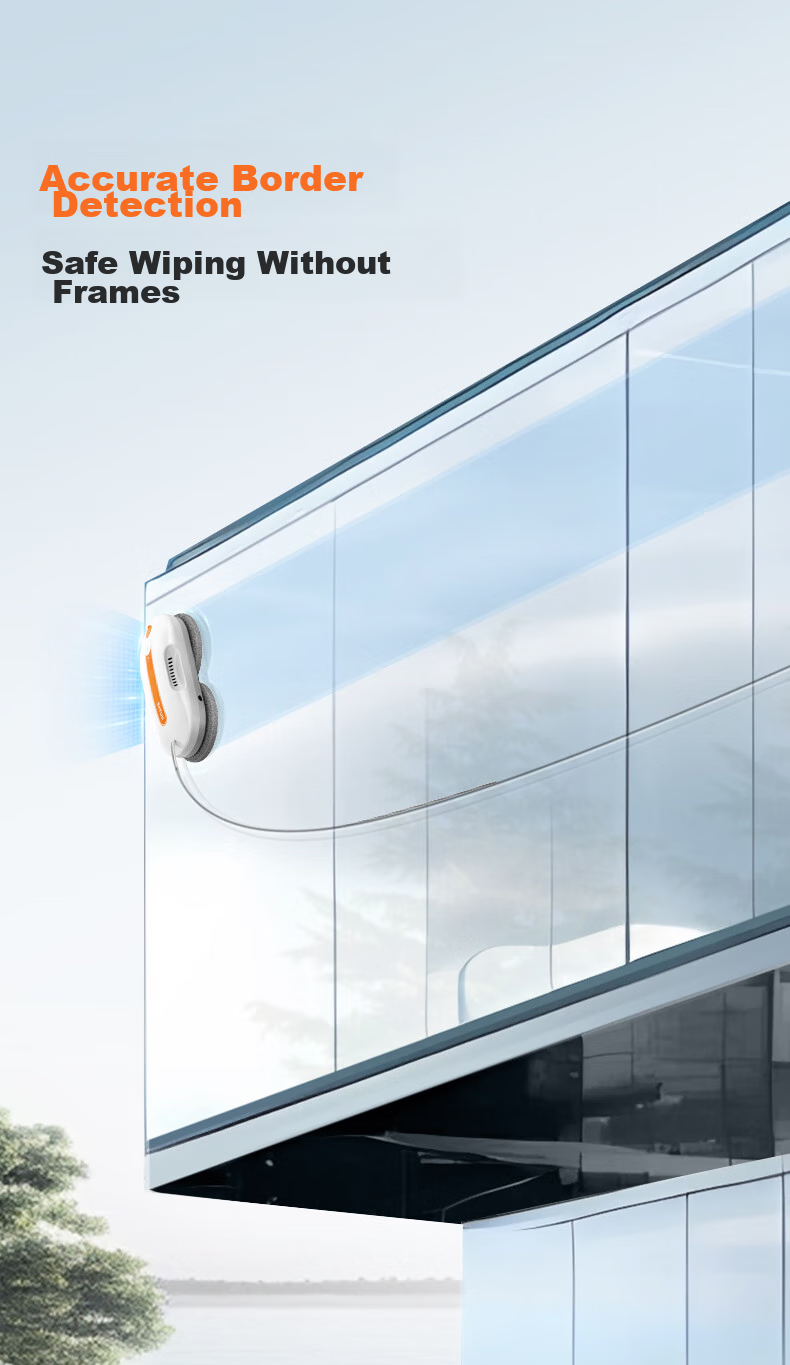 SATUO Lite Window Cleaning Robot, Automatic Water Spray Wet Wiping, No Edge Cleaning, Glass Cleaning Robot, Water Spray And Wipe Window Cleaning Device 12