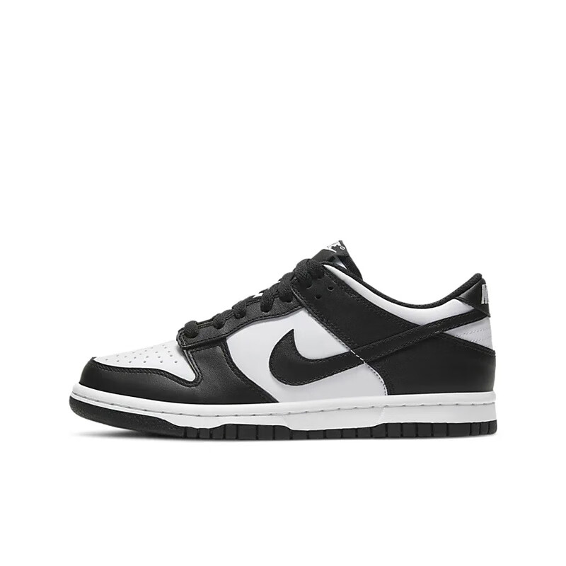 NIKE Women's DUNK Big Kids Sports Shoes Black and White Panda Fashion Casual Sneakers CW1590-100 Size 36