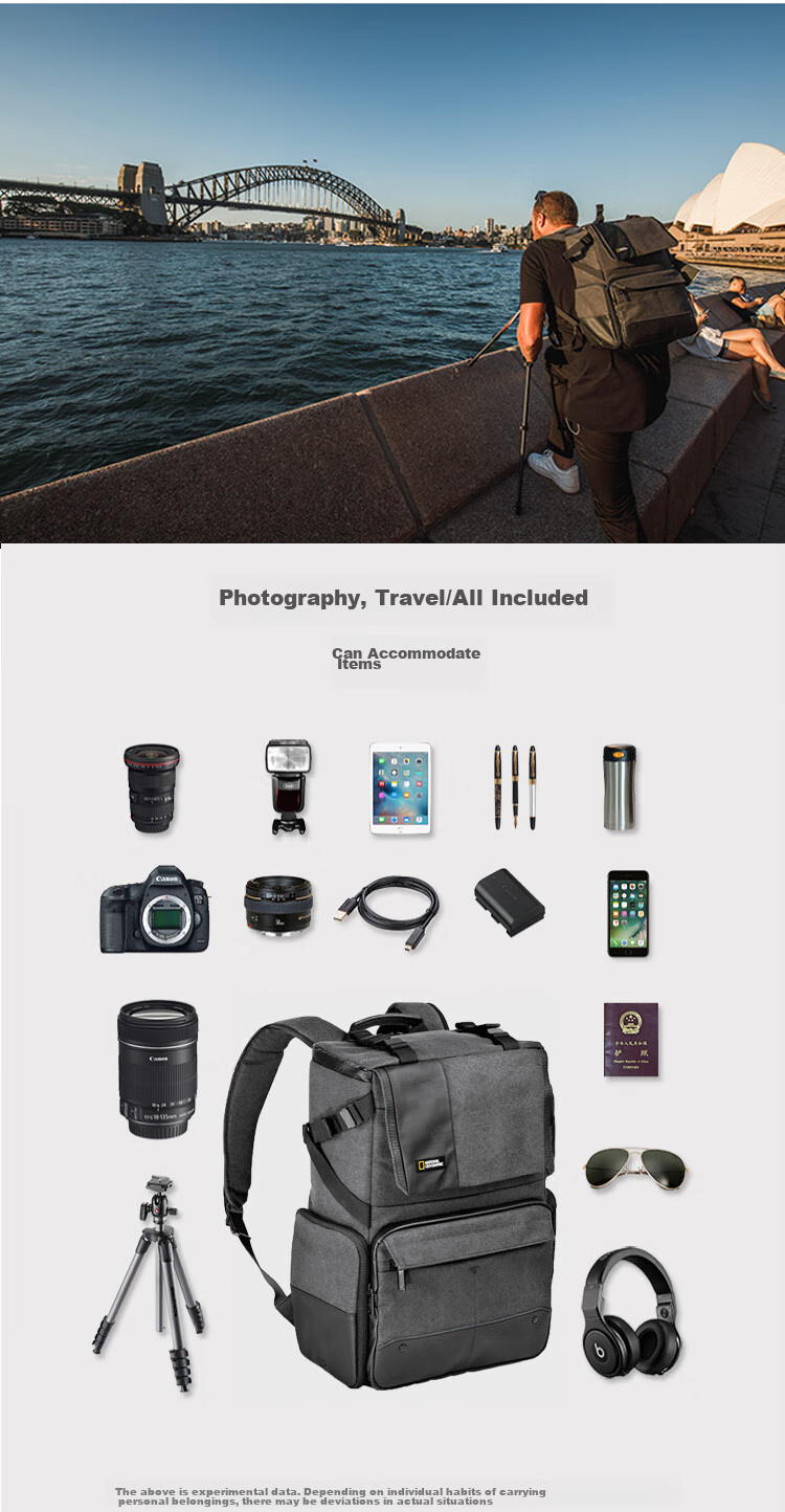 National Geographic Explorer Series NG W5072 Multifunctional DSLR, Photography, And Drone Backpack, Upgraded Version of 5071 15