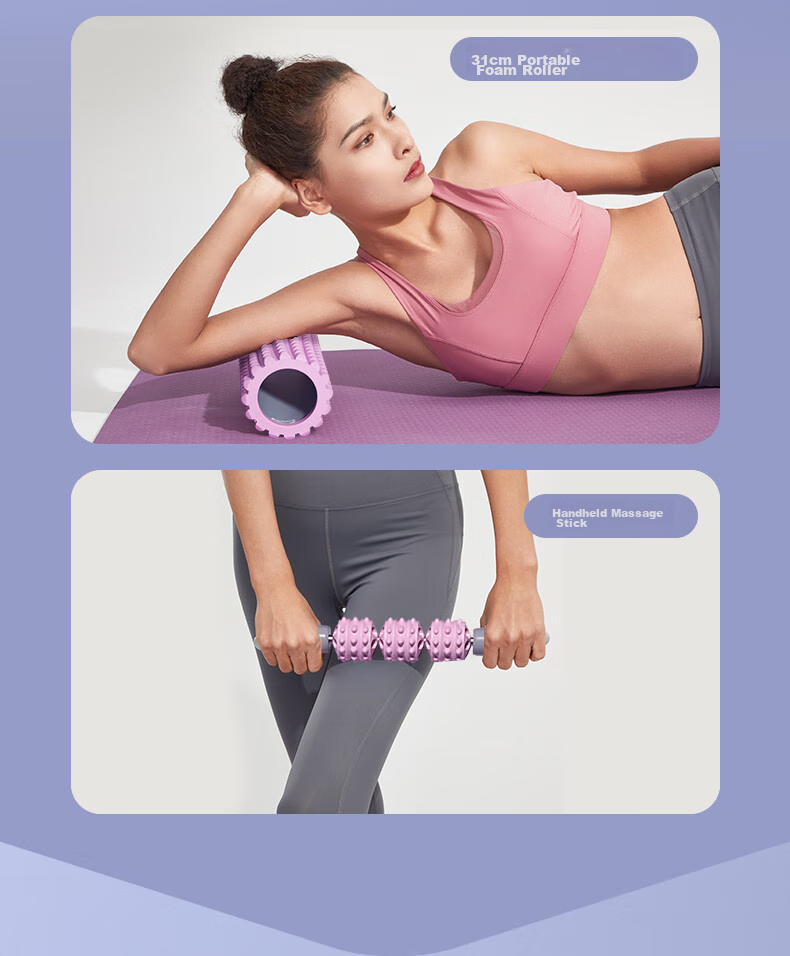 Li-Ning Foam Roller Solid Core Muscle Relaxation Back Roller Massage Wheel Fitness Yoga Column Leg Back 33CM 15