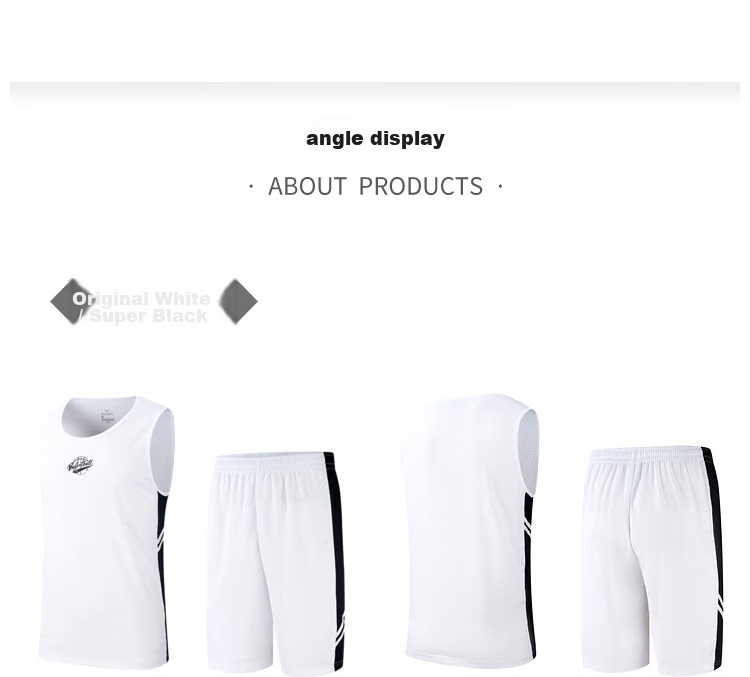 361° Men's Summer Sports Set Quick-Dry Basketball Running Fitness Jersey Vest and Shorts Two-Piece Set 652621901-2 23