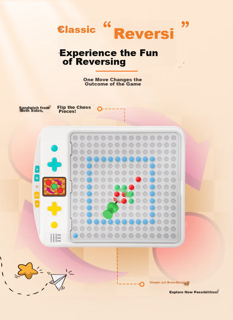 Chaoqidashi Multi-Functional 31+ N AI Intelligent Board Game Set Including Gomoku, Go, Ludo for Boys And Girls Birthday Gift Educational Toy 10