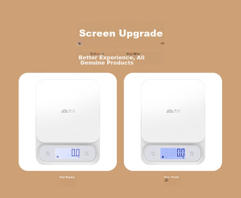 Xiangshan Electronic Scale, Waterproof Kitchen Scale IPX6, Coffee Scale, Baking Scale, 0.1g High Precision, Rechargeable Model 18