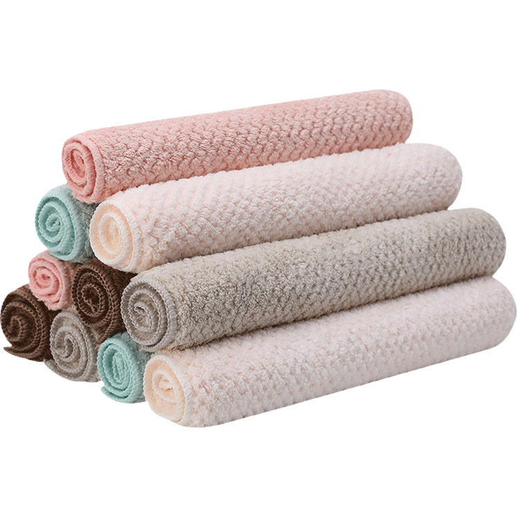 Grace Dishwashing Cloth, Household Cleaning Rag, Kitchen Use Dish Towel, Absorbent Wipe for Tables, 10-Pack Sports