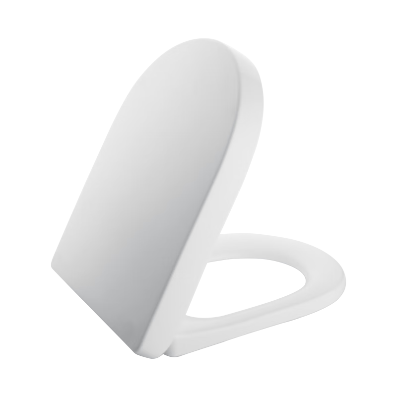 MICOE Toilet Seat Universal Household Water-Flushing Toilet Ring Accessories Squat Toilet Cover Plate Thickened Slow-Close Squat Toilet Seat Ring