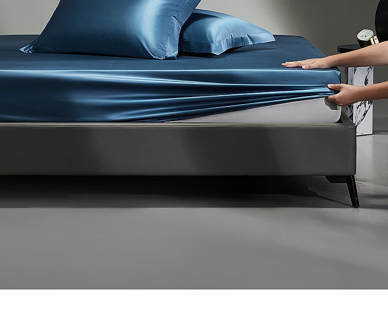 Shuixingjiafang Cotton Bed Cover, Class A, 140 Thread Count, Pima Cotton, Satin Lining, Dirt-Proof Mattress Cover, Protective Cover, 1.8x2 Meters 2