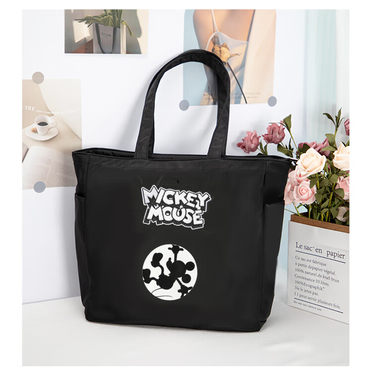 Disney Large Capacity Lightweight Fabric Laptop School Commuter Travel Bag for Women 22