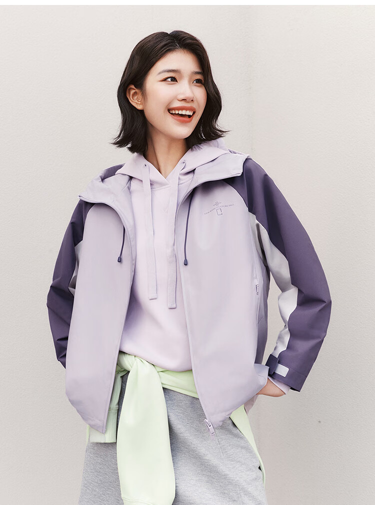 Semir Women's Mid-Length Colorblock Three-Proof Jacket 2025 Spring Autumn 101125108008 Mall Edition 5