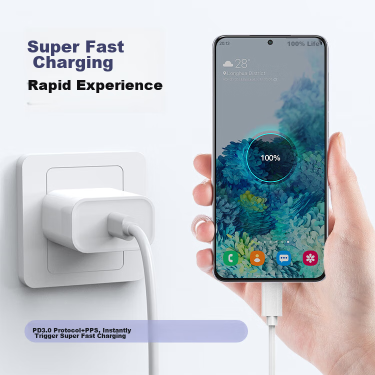 JPLAYER GaN Charger PD30W Fast Charging Compatible with IPhone15promax/14/13 Phone Charging Head, Portable Tablet Type-C Plug 5