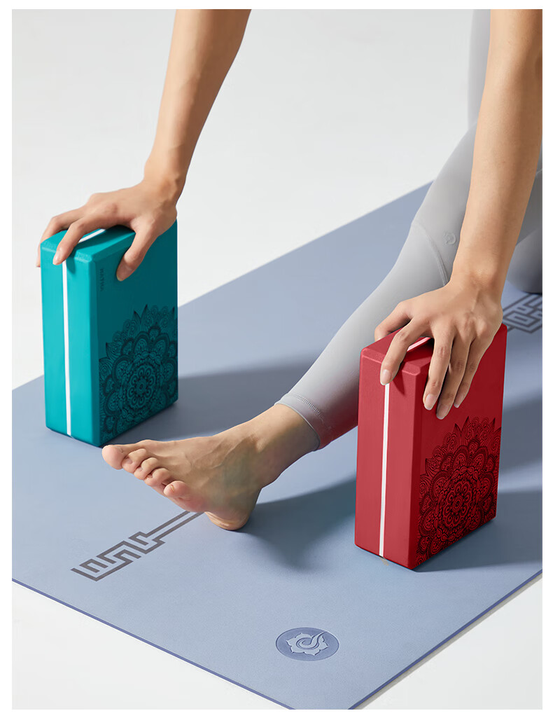 Hata Yoga Brick, Professional High-Density Children's Dance Brick, Textured Non-Slip Foam Block, Specialized Practice Brick for Yoga Studios 14