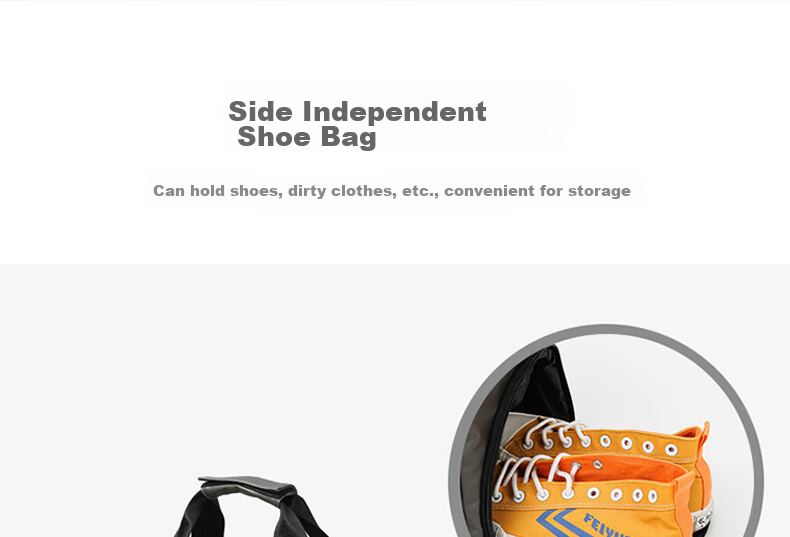 40,000 KM Fitness Bag Wet and Dry Separation Men's Short Trip Bag Women's Large Capacity Backpack Swimming Handheld Luggage Single Shoulder Crossbody Bag 8
