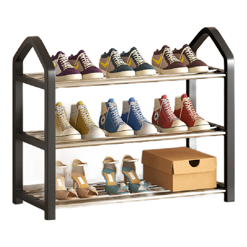 WOJIA Simple Multi-Tier Shoe Rack for Entryway, Home Storage Shelf, Indoor Shoe Organizer, Dormitory Shoe Rack And Storage Shelf