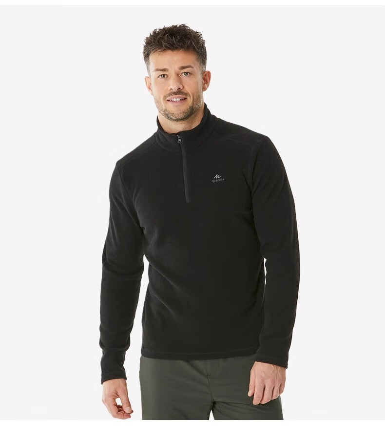 DECATHLON Thermal Fleece Jacket, Outdoor Fleece Vest, Men's Loose-Fitting Pullover, Fleece Inner Liner for Outdoor Jacket - 4100964 13