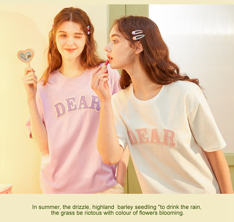 TonLion 2026 Summer Women's Round Neck Short Sleeve Applique Embroidered Casual T-Shirt Black S 8