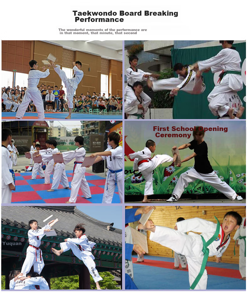 Huashimeng Karate Wooden Practice Board, Children's Performance Training Board, Boxing Training Board, Grading Board, 10 Quick-Assembly Outdoor Stress-Relief Toy 9