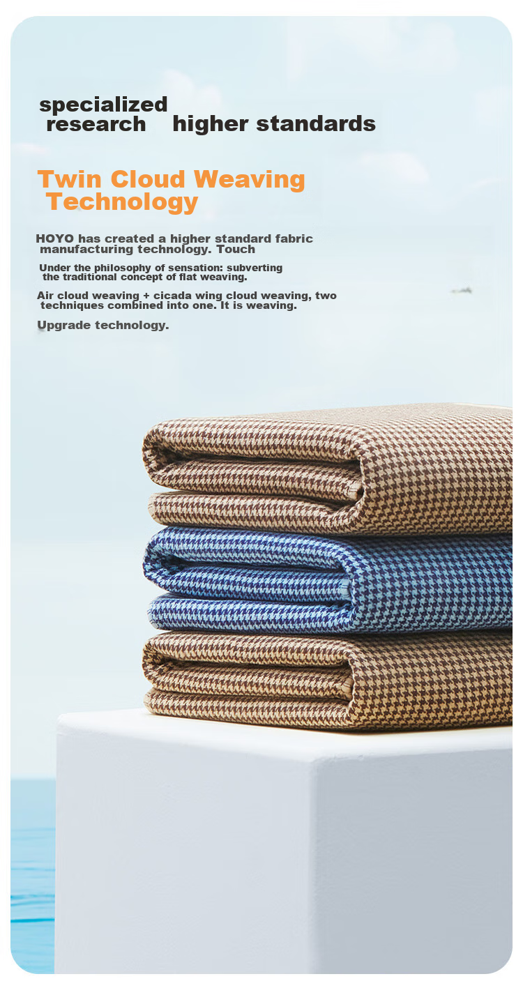 HOYO Japanese Double-Sided Houndstooth Bath Towel, Pure Cotton Adult Soft Absorbent Quick-Drying Large Towel, Blue Sports 5