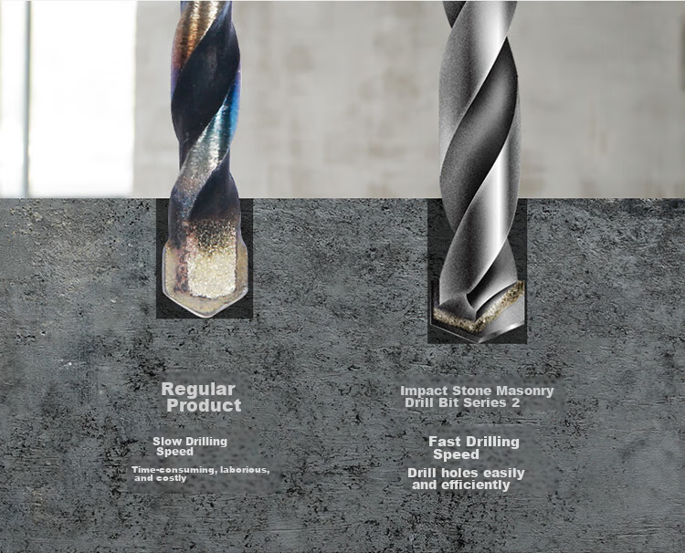BOSCH Masonry Drill Bit (1 Piece), Triangular Shank Impact Drill Bit, 10x80x120mm 4