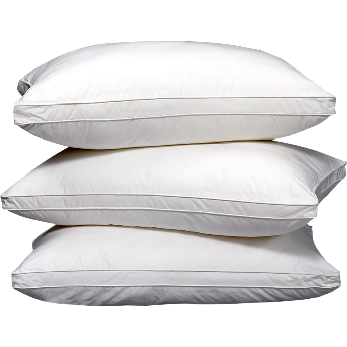 FUANNA Home Textile Pillow Core, Cervical Pillow, Five-Star Hotel Pillow, One Pack, Pure Cotton Antibacterial Pillow Core, Fiber Pillow, 70*45cm